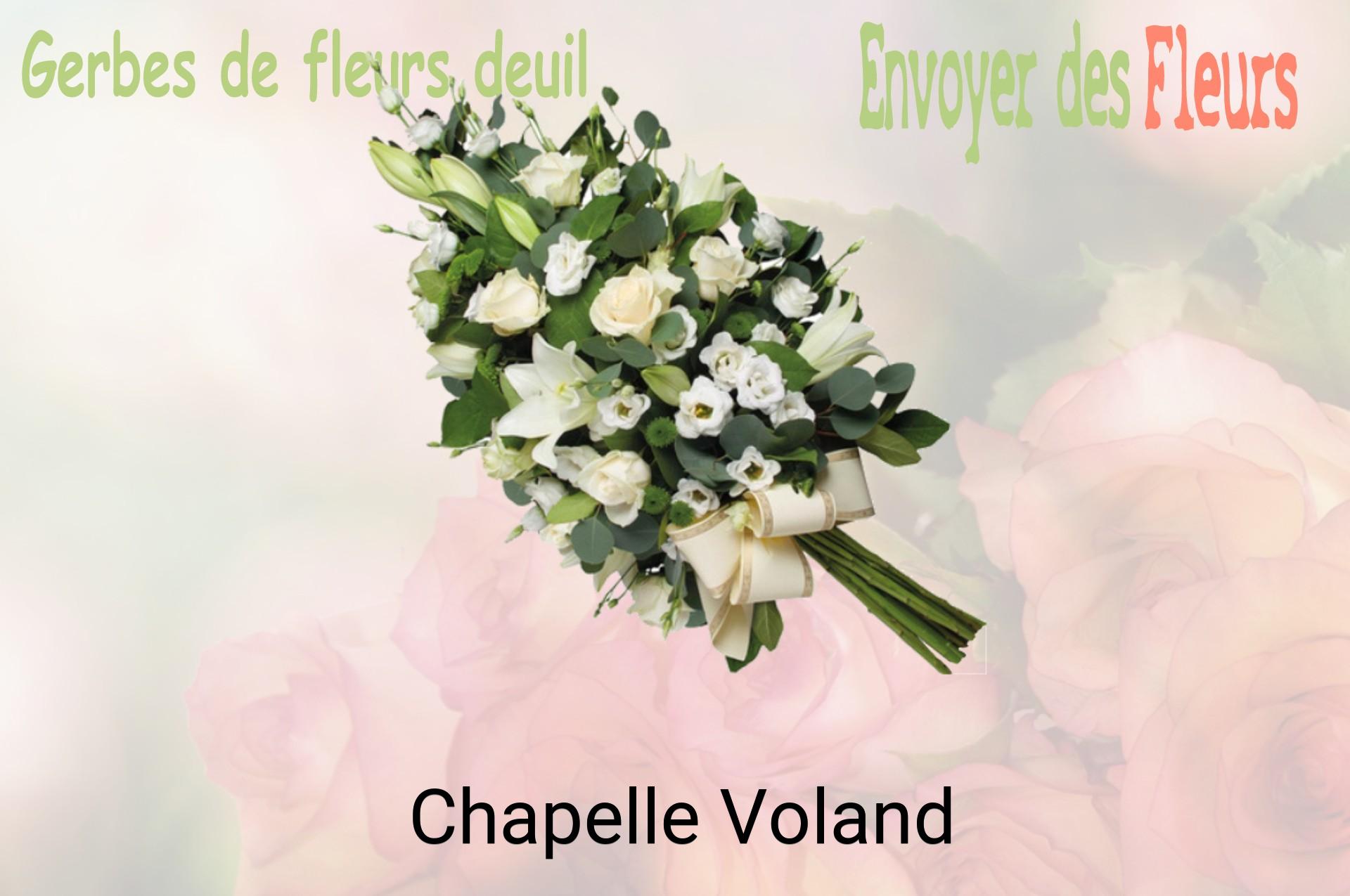 Gerbe de fleurs de deuil livrée à Chapelle-Voland